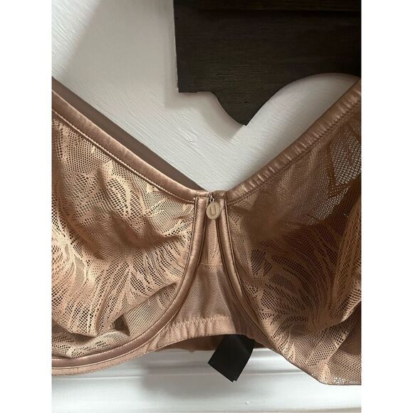 Understance Lot of 2 Tan Brown Full Coverage Unlined Bras Sz 42DDD - Picture 9 of 11